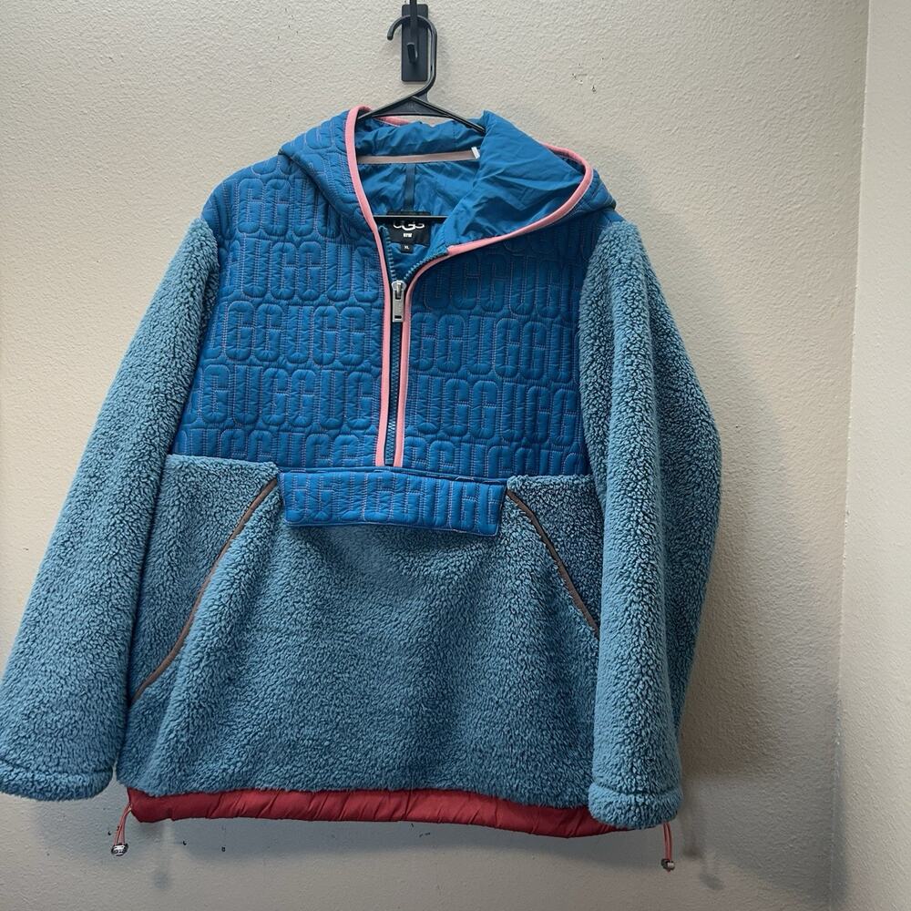 UGG Blue and Red Women's Sweater Cardigan